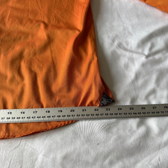 Blu by Polifroni Men's Long Sleeve Casual Dress Shirt Burnt Orange XL Flip Cuffs - Picture 15 of 16